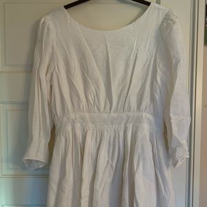 Free People mini peasant dress